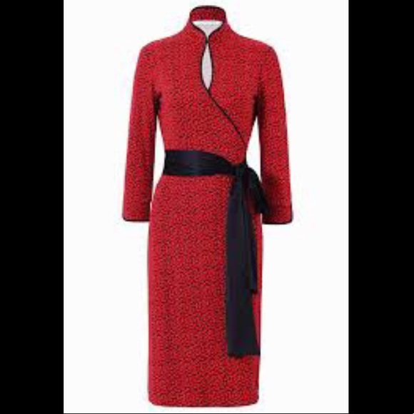 Diane Von Furstenberg Dresses & Skirts - DVF China short wrap dress size 6 Brand new w/tags